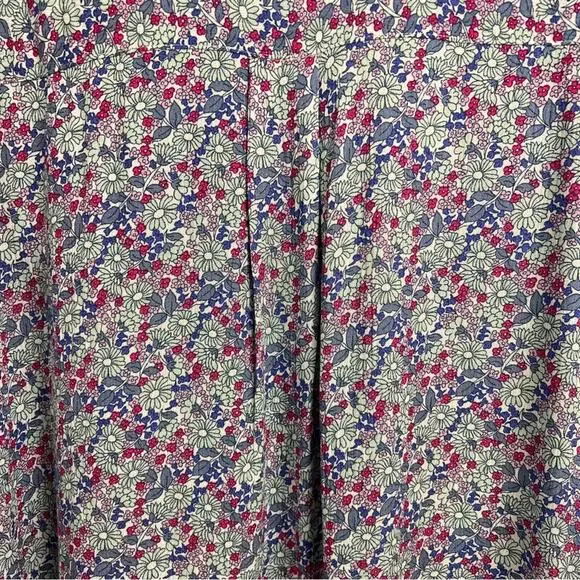 Vintage X America Elsie Women Medium Top Blouse Ditsy Floral Peplum Boho Spring - Picture 10 of 16